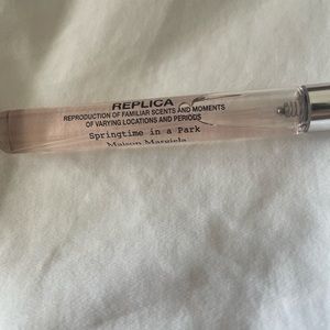 maison margiela springtime in a park perfume sprayed once jasmine and lily notes